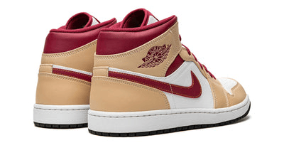 Men's Air Jordan 1 Mid Light Curry Shoes