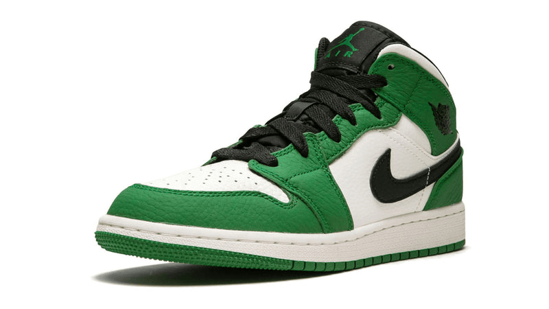 Men's Air Jordan 1 Mid Lucky Green Shoes