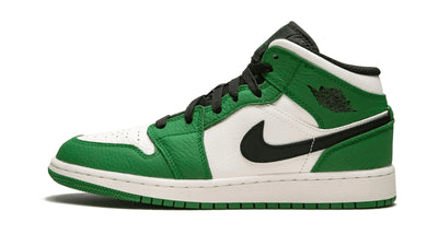 Men's Air Jordan 1 Mid Lucky Green Shoes