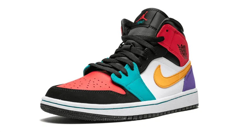 Men's Air Jordan 1 Mid Multicolor Shoes