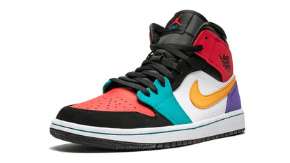 Men's Air Jordan 1 Mid Multicolor Shoes