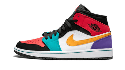 Men's Air Jordan 1 Mid Multicolor Shoes
