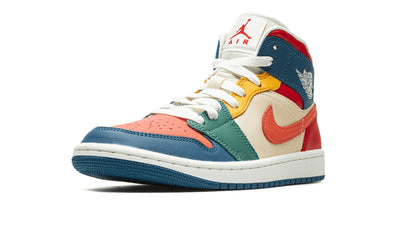 Men's Air Jordan 1 Mid Multi-Color Shoes