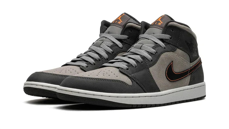 Men's Air Jordan 1 Mid Night Stadium Shoes