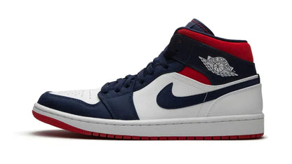 Men's Air Jordan 1 Mid Olympic - USA Shoes