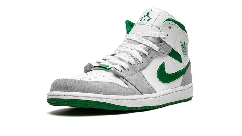 Men's Air Jordan 1 Mid Pine Green Shoes