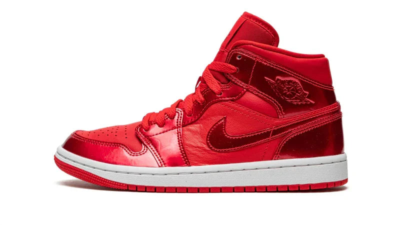 Men's Air Jordan 1 Mid Pomegranate Shoes