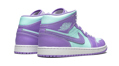 Men's Air Jordan 1 Mid Purple Pulse Shoes