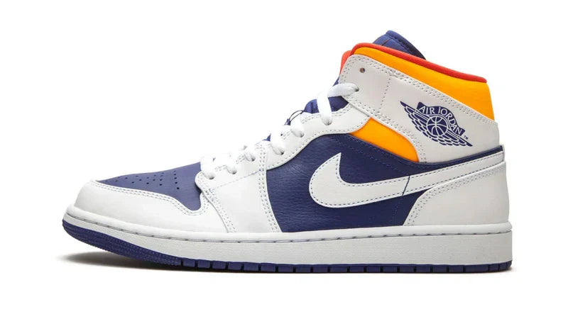 Men's Air Jordan 1 Mid Royal Blue Shoes