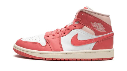 Men's Air Jordan 1 Mid Strawberries And Cream Shoes