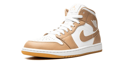Men's Air Jordan 1 Mid Tan Gum Shoes