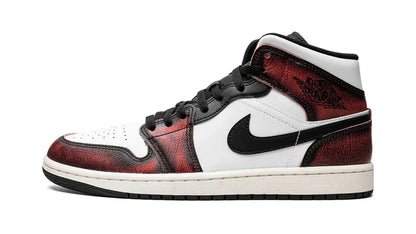 Men's Air Jordan 1 Mid Wear-Away - Infrared Shoes