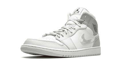 Men's Air Jordan 1 Mid White Camo Shoes