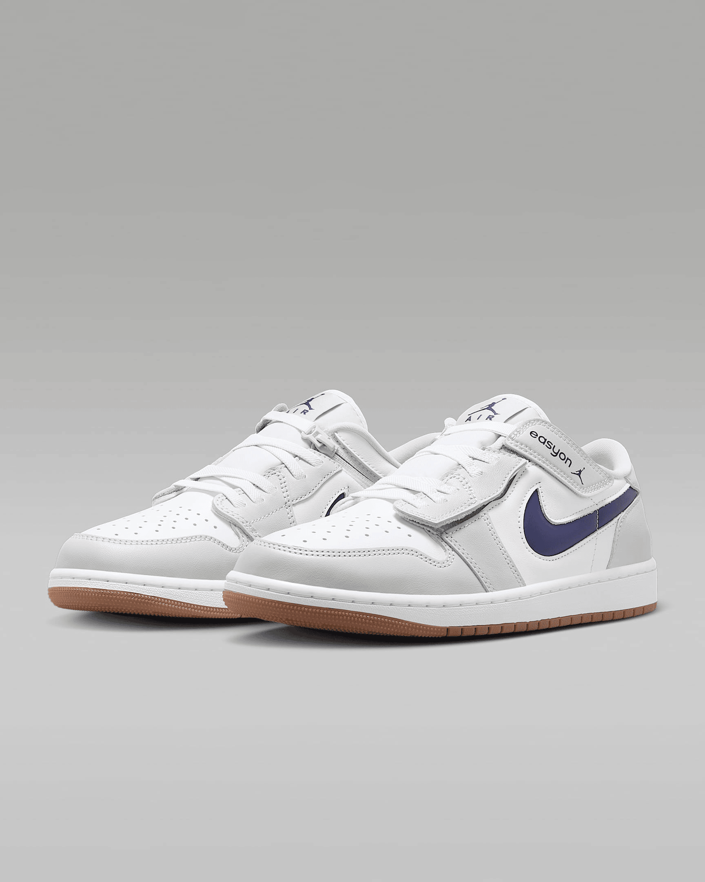 Men's Air Jordan 1 Low Easy On Neutral Grey Shoes
