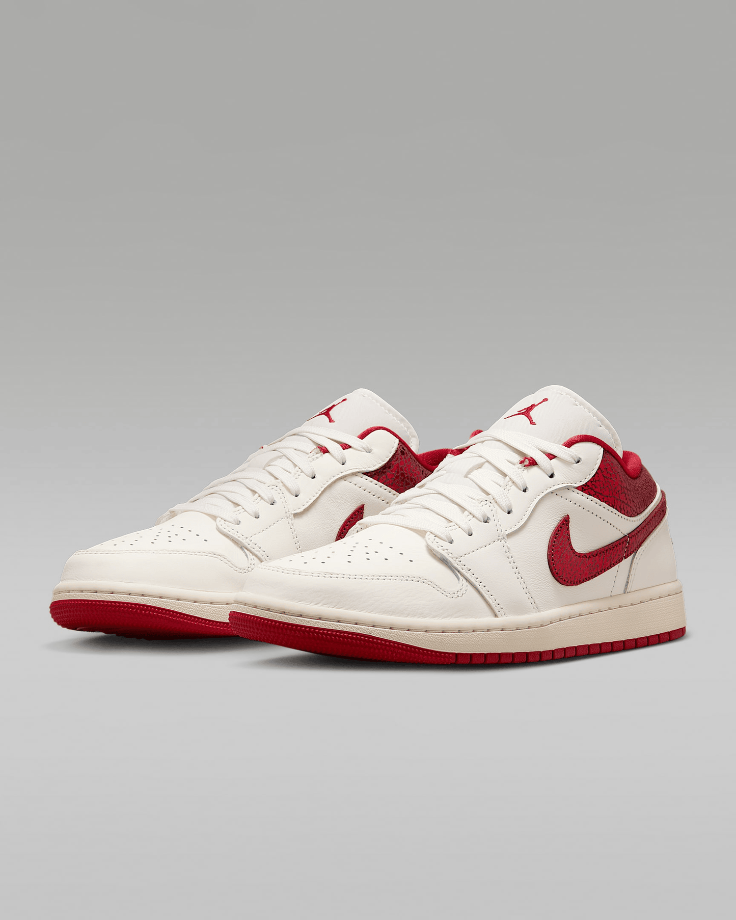 Men's Air Jordan 1 Low SE Team Red Shoes