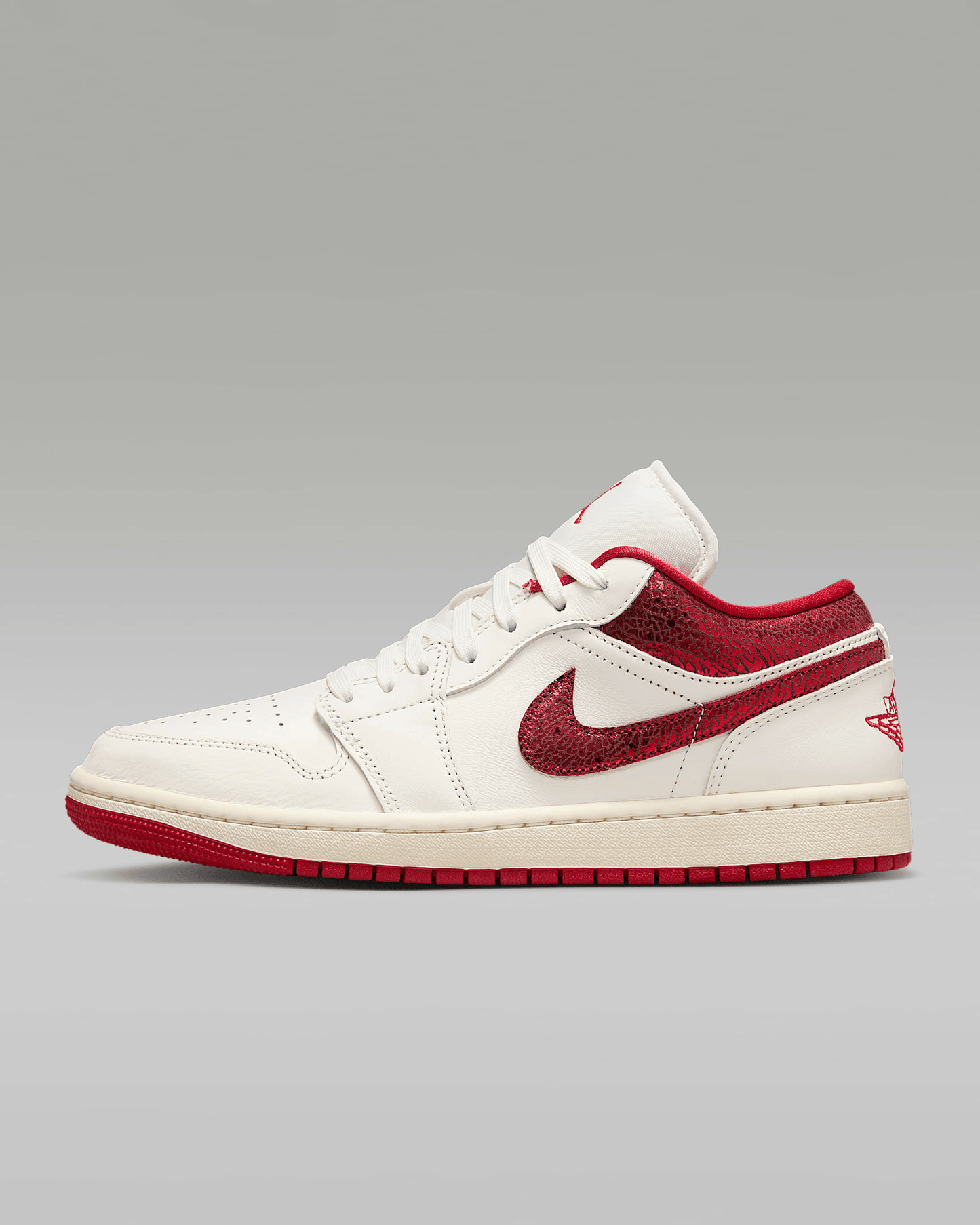 Men's Air Jordan 1 Low SE Team Red Shoes