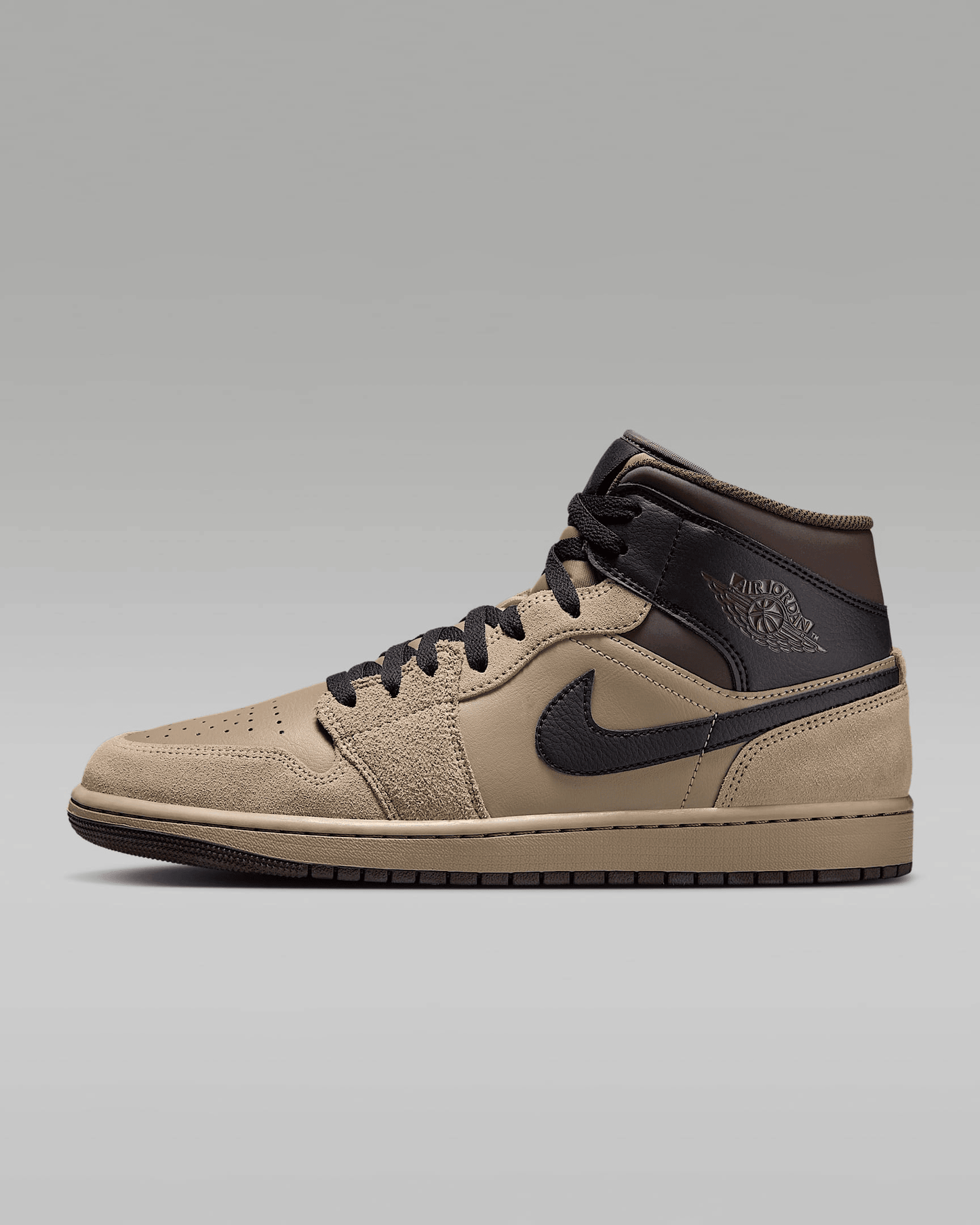 Men's Air Jordan 1 Mid SE Baroque Brown Shoes