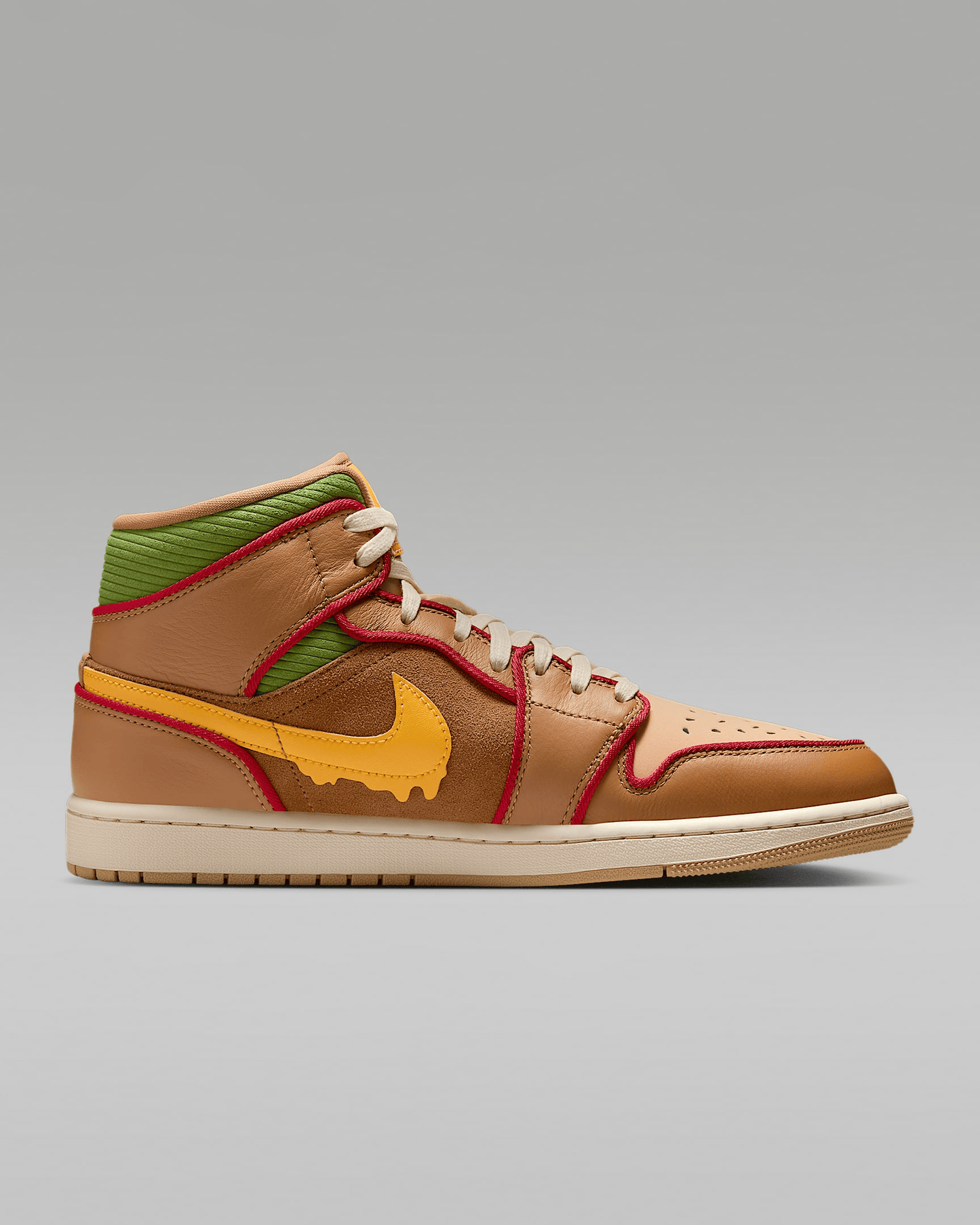 Men's Air Jordan 1 Mid SE Sesame Shoes