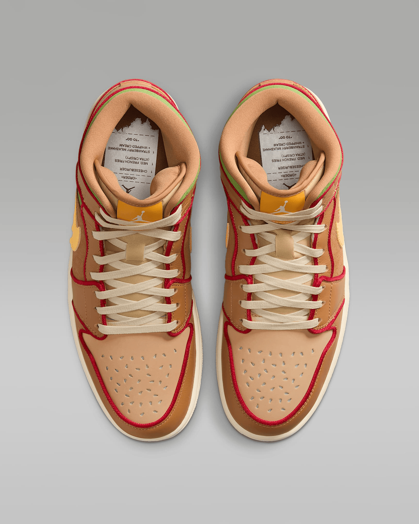 Men's Air Jordan 1 Mid SE Sesame Shoes