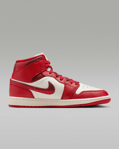 Men's Air Jordan 1 Mid SE Team Red Shoes
