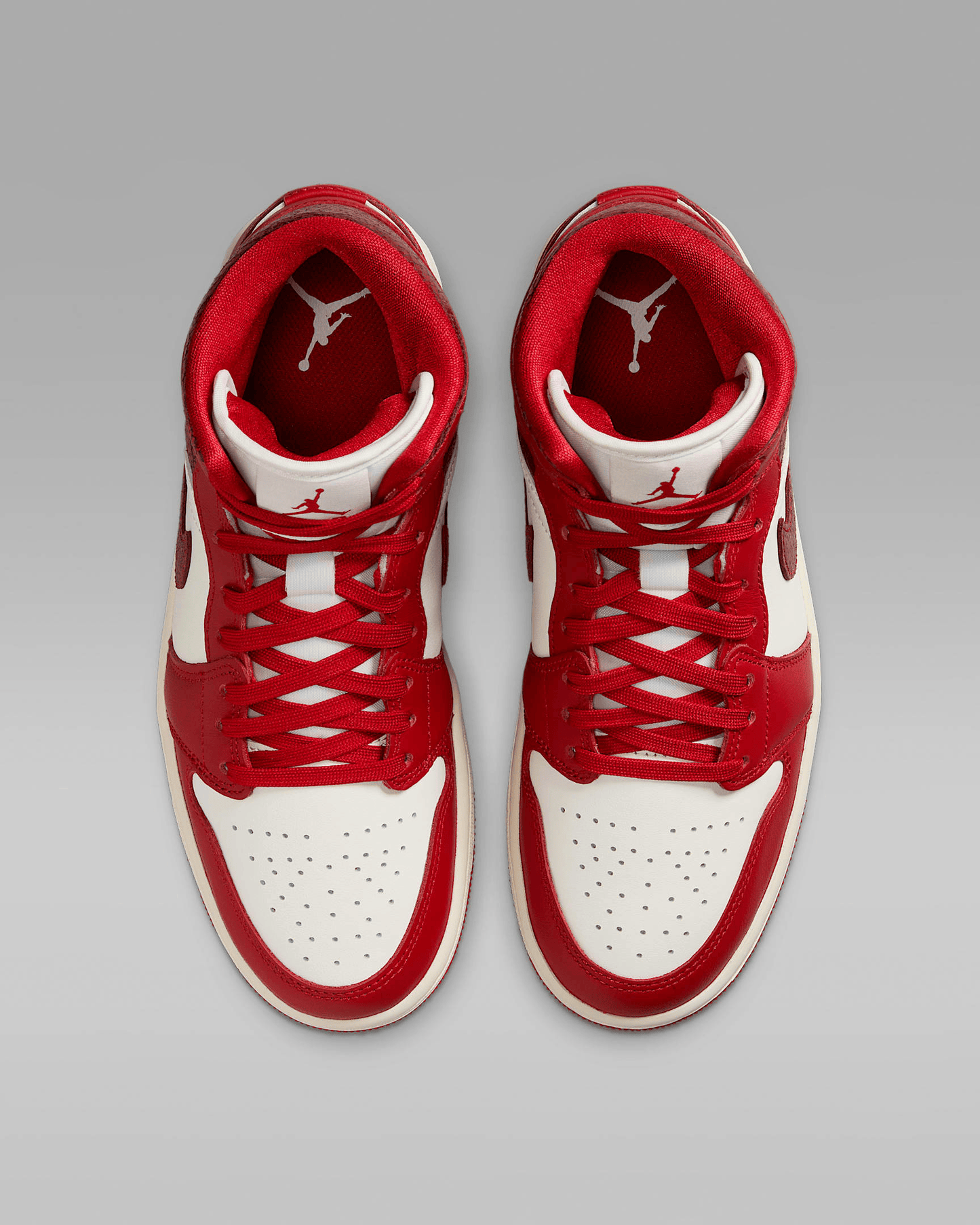 Men's Air Jordan 1 Mid SE Team Red Shoes