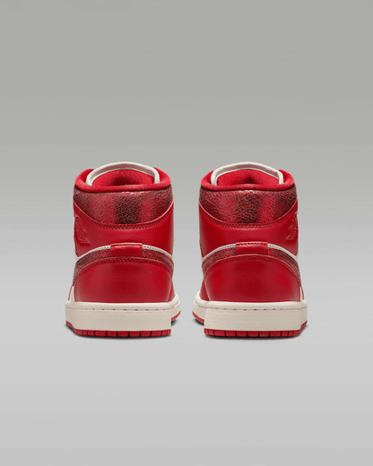 Men's Air Jordan 1 Mid SE Team Red Shoes