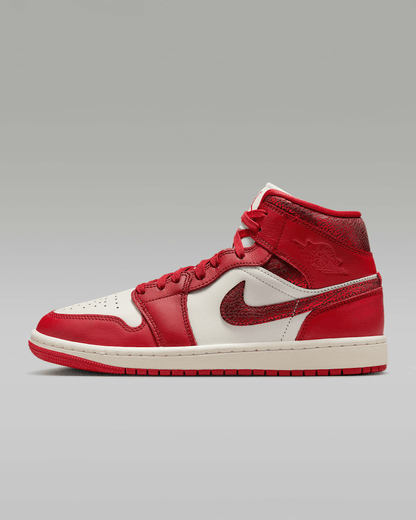 Men's Air Jordan 1 Mid SE Team Red Shoes