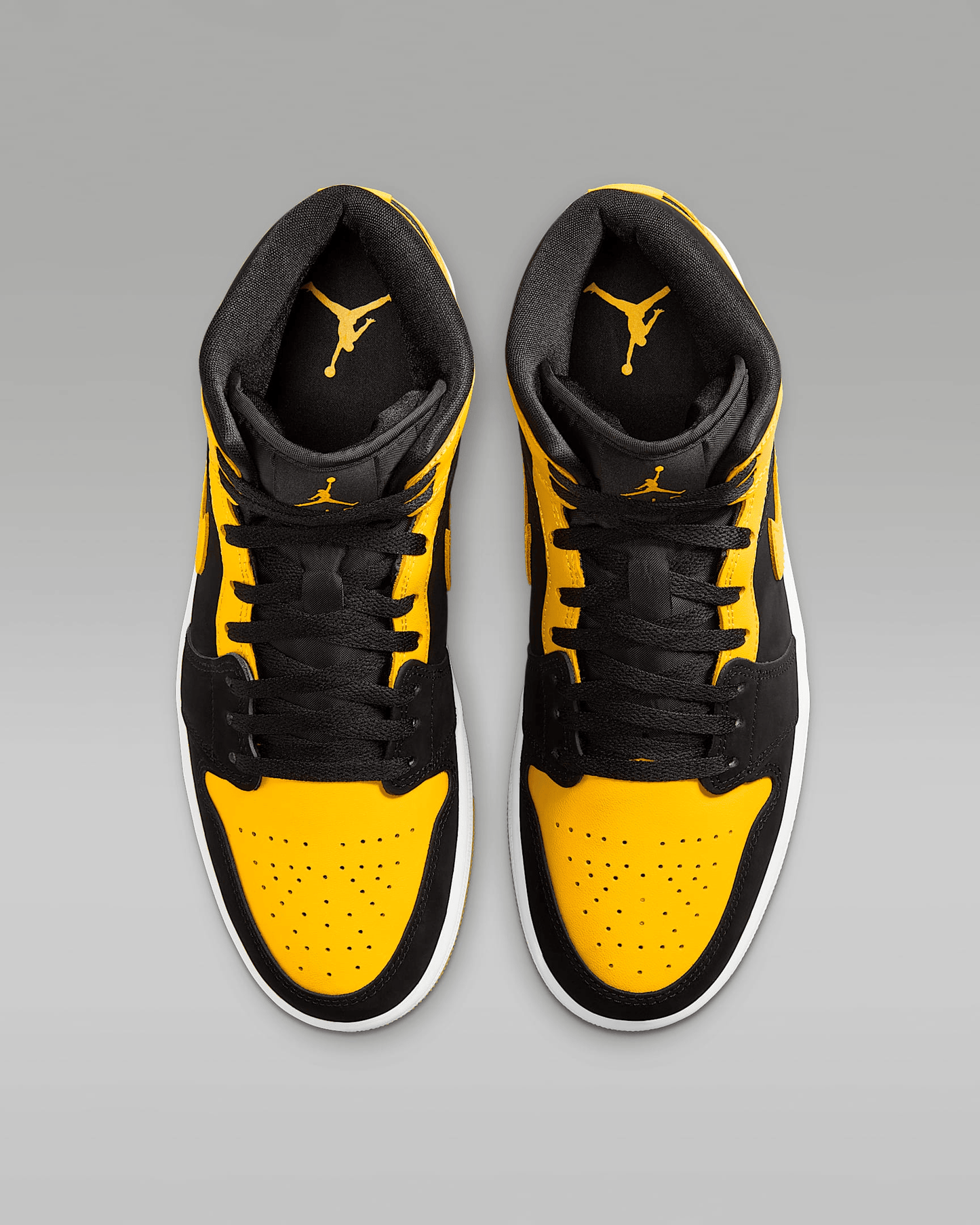 Men's Air Jordan 1 Mid SE Varsity Maize Shoes