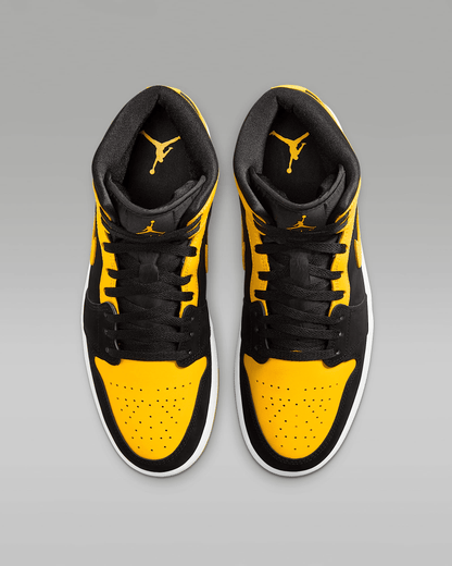 Men's Air Jordan 1 Mid SE Varsity Maize Shoes