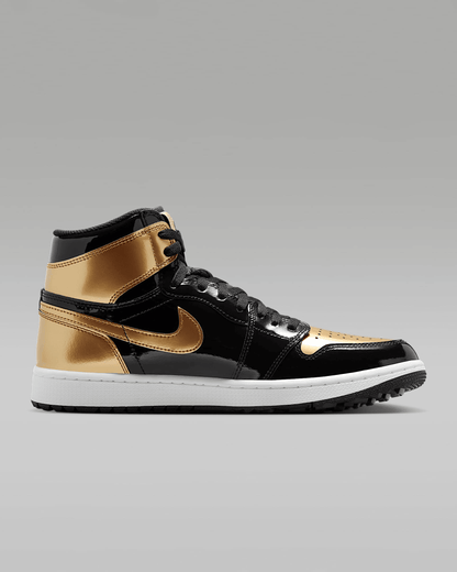 Men's Air Jordan 1 Retro High Metallic Gold Shoes
