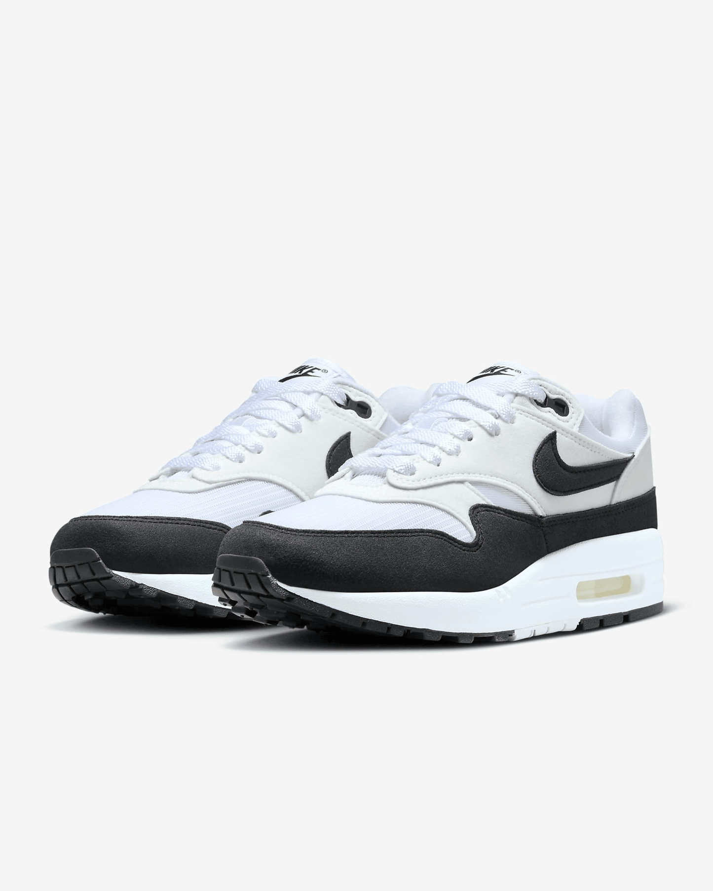 Men's Nike Air Max 1 WhiteBlack Shoes
