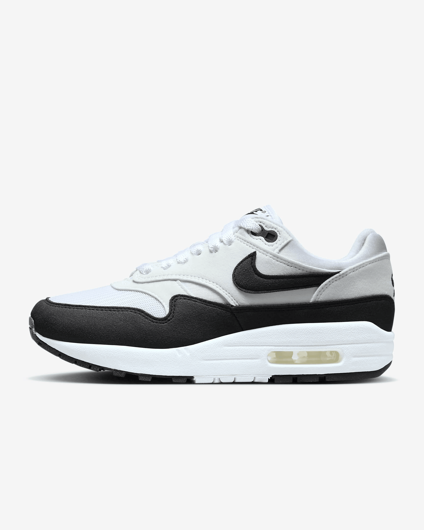 Men's Nike Air Max 1 WhiteBlack Shoes