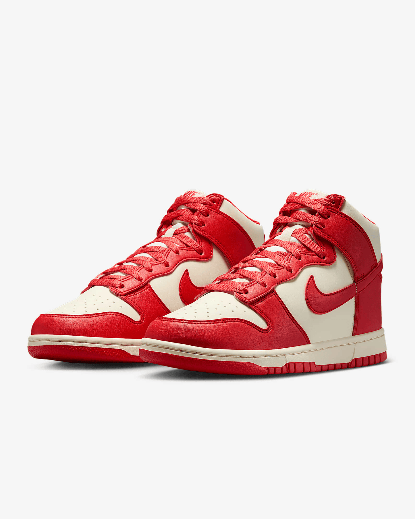 Men's Nike Dunk High Light Crimson Shoes