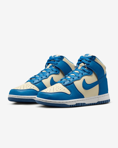 Men's Nike Dunk High Star Blue Shoes
