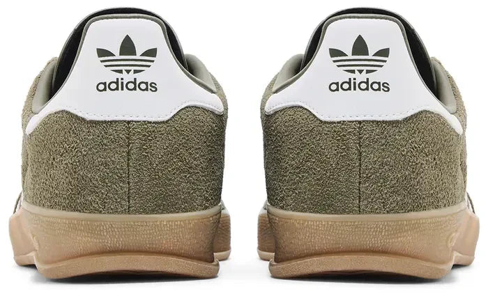 Men's Adidas Gazelle Indoor Olive Strata Shoes