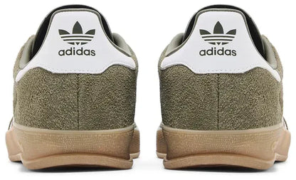 Men's Adidas Gazelle Indoor Olive Strata Shoes