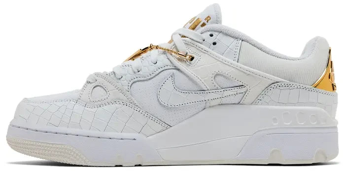 Men's Nigo x Air Force 3 Low SP 'White Metallic Gold' Shoes