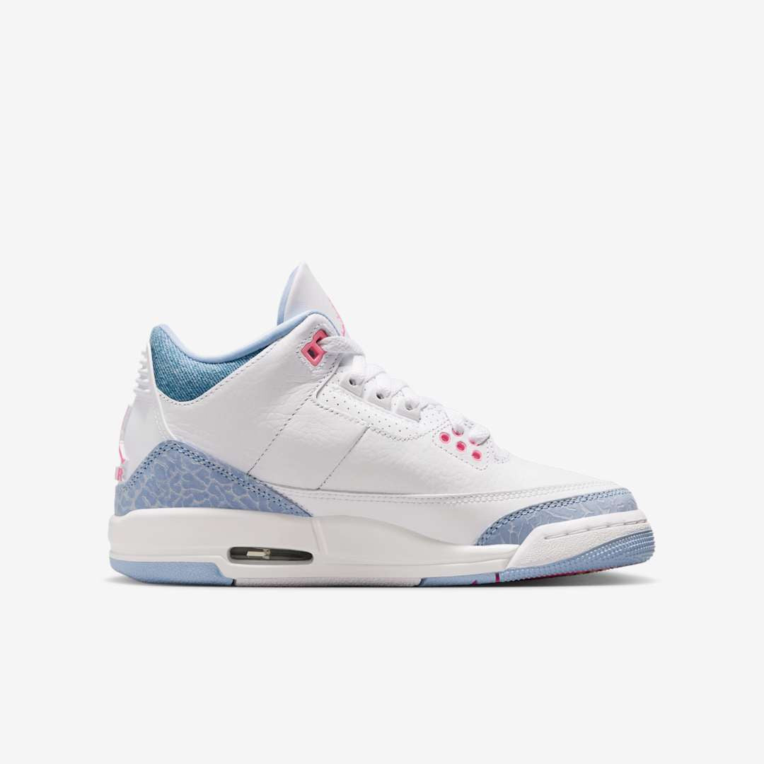 Men's Air Jordan 3 Retro Ã¢â‚¬Å“Denim Pink GlowÃ¢â‚¬Â Shoes