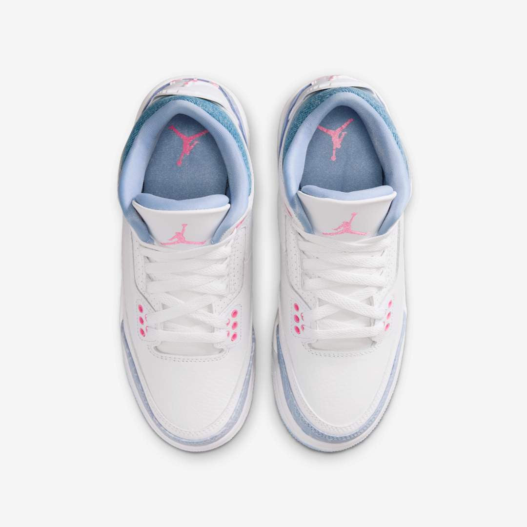 Men's Air Jordan 3 Retro Ã¢â‚¬Å“Denim Pink GlowÃ¢â‚¬Â Shoes