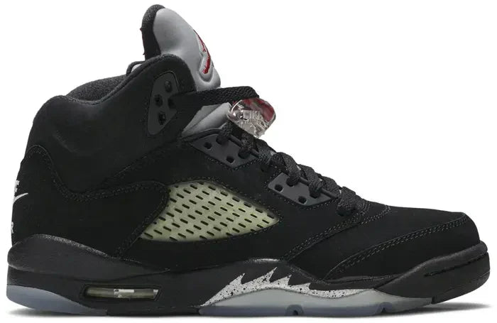 Men's Air Jordan 5 Black Metallic Shoes