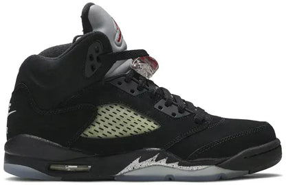 Men's Air Jordan 5 Black Metallic Shoes
