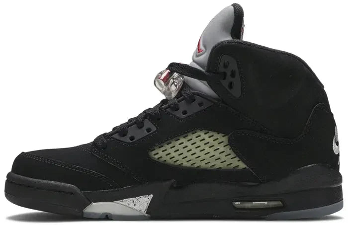 Men's Air Jordan 5 Black Metallic Shoes