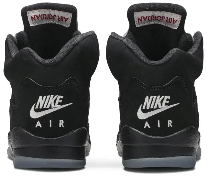 Men's Air Jordan 5 Black Metallic Shoes