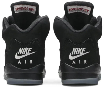 Men's Air Jordan 5 Black Metallic Shoes