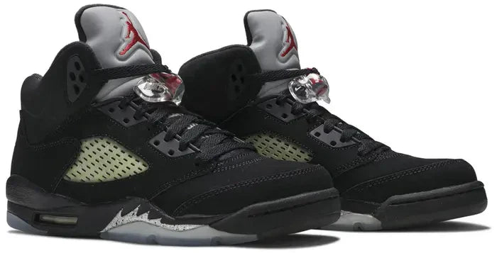 Men's Air Jordan 5 Black Metallic Shoes