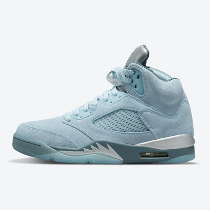 Men's Air Jordan 5 Blue Bird Shoes