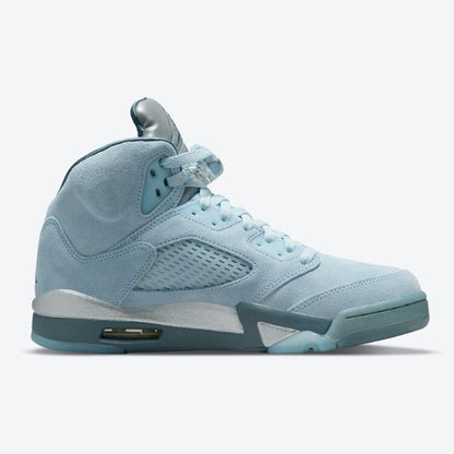 Men's Air Jordan 5 Blue Bird Shoes
