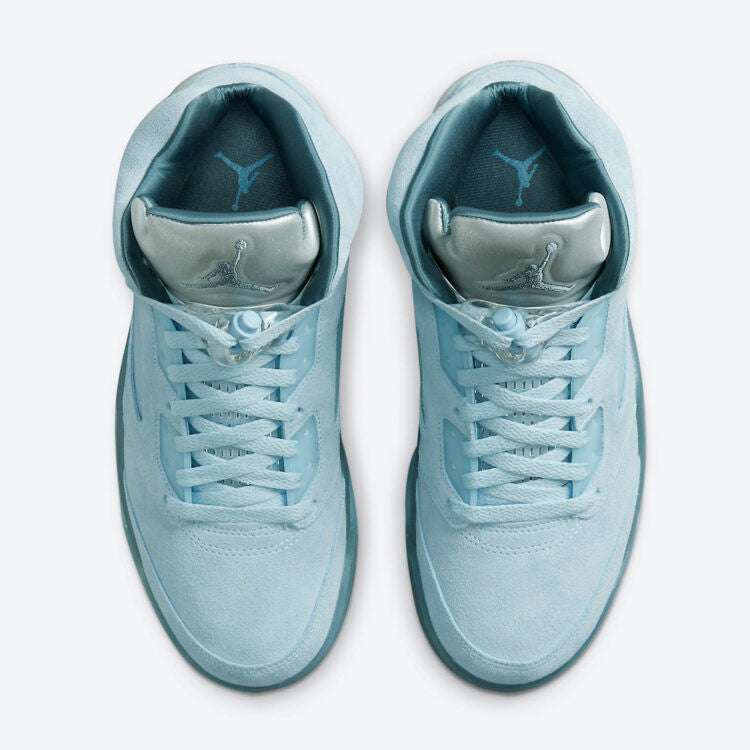 Men's Air Jordan 5 Blue Bird Shoes