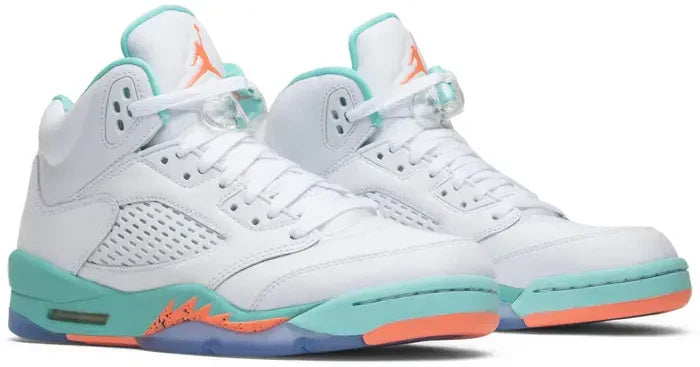 Men's Air Jordan 5 Light Aqua Shoes