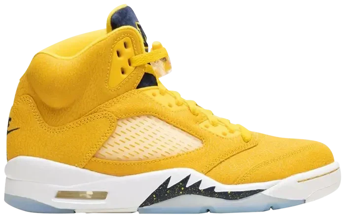 Men's Air Jordan 5 NCAA Pack - Michigan Shoes